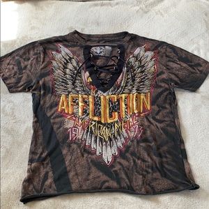Affliction women’s medium top